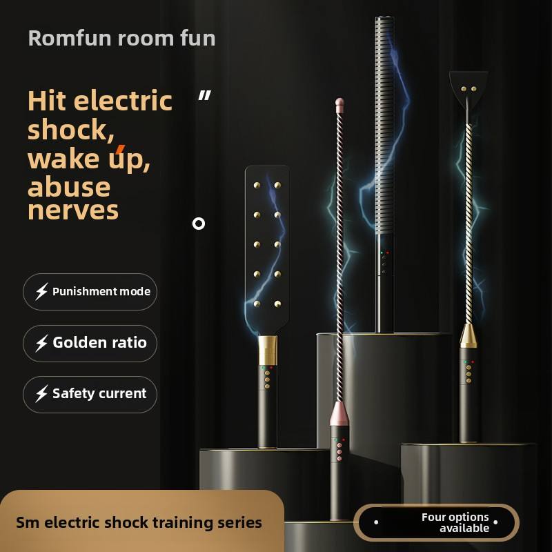 Adult Electric Shock Baton BDSM Sex Toys Erotic Whips and Anal Plugs for Men and Women Female SM Training Tools
