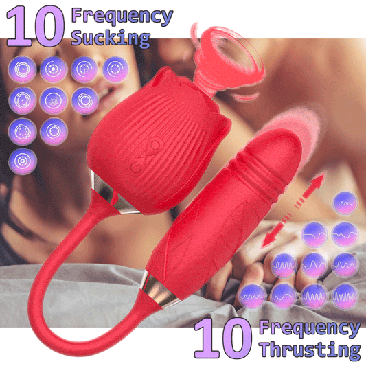 Sale! [Confidential Shipping] 10-Mode Rosette-Inspired Relaxation Marvel | Dual-End Stress Relief Device