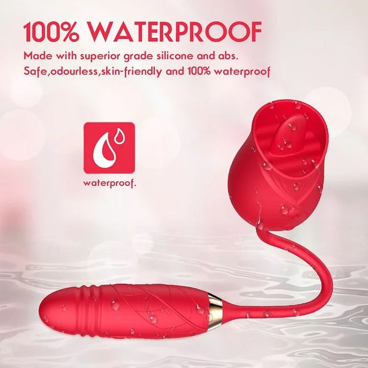 Sale! [Confidential Shipping] 10-Mode Rosette-Inspired Relaxation Marvel | Dual-End Stress Relief Device