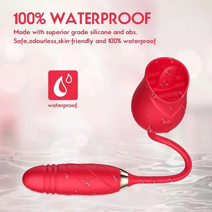 Sale! [Confidential Shipping] 10-Mode Rosette-Inspired Relaxation Marvel | Dual-End Stress Relief Device