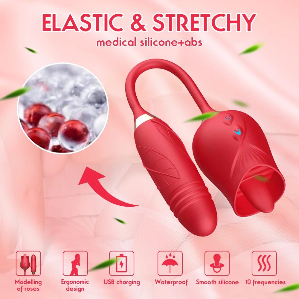 Sale! [Confidential Shipping] 10-Mode Rosette-Inspired Relaxation Marvel | Dual-End Stress Relief Device